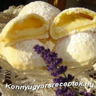 Levendulakrémes párnácskák