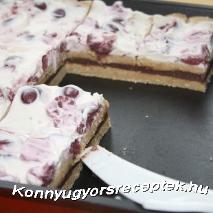 Meggyes süti sütés nélkül
