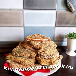 Rántotthús gluténmentes magyaros bundában Rántotthús gluténmentes magyaros bundában
