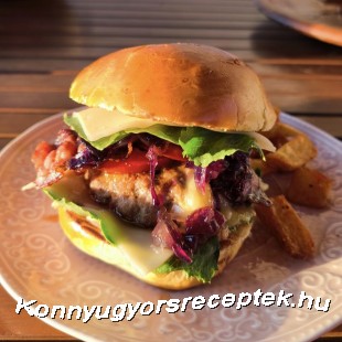 Juicy Lucy burger Picipirostól Juicy Lucy burger Picipirostól