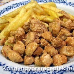 Brassói aprópecsenye csírkehúsból