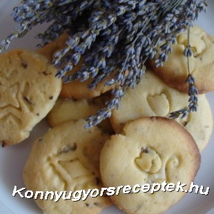 Levendulás keksz