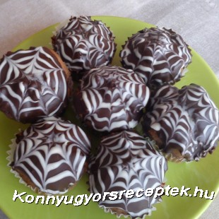 Pókhálós muffin
