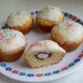 Túró rudis-kókuszos muffin