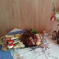 Húsvéti sonka tál Paradicsom tulipánnal!  