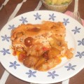 Lecsós rakott tarja