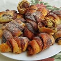 Mogyorókrémes kifli