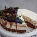 Túrós, karamellás GURU torta